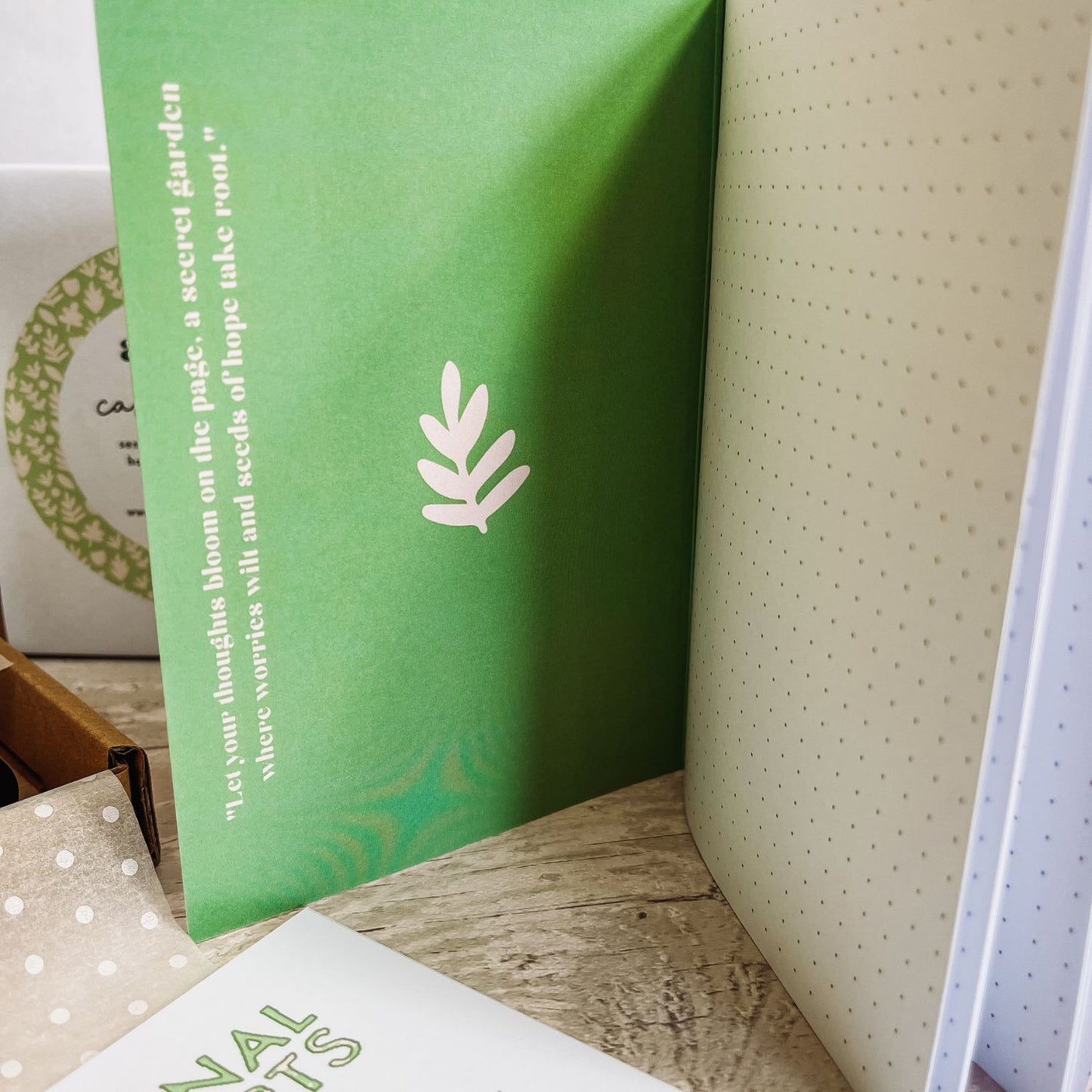 Thinking of You Gift Hamper | Hug in a Box | Joy Candle Pink with journal image 4