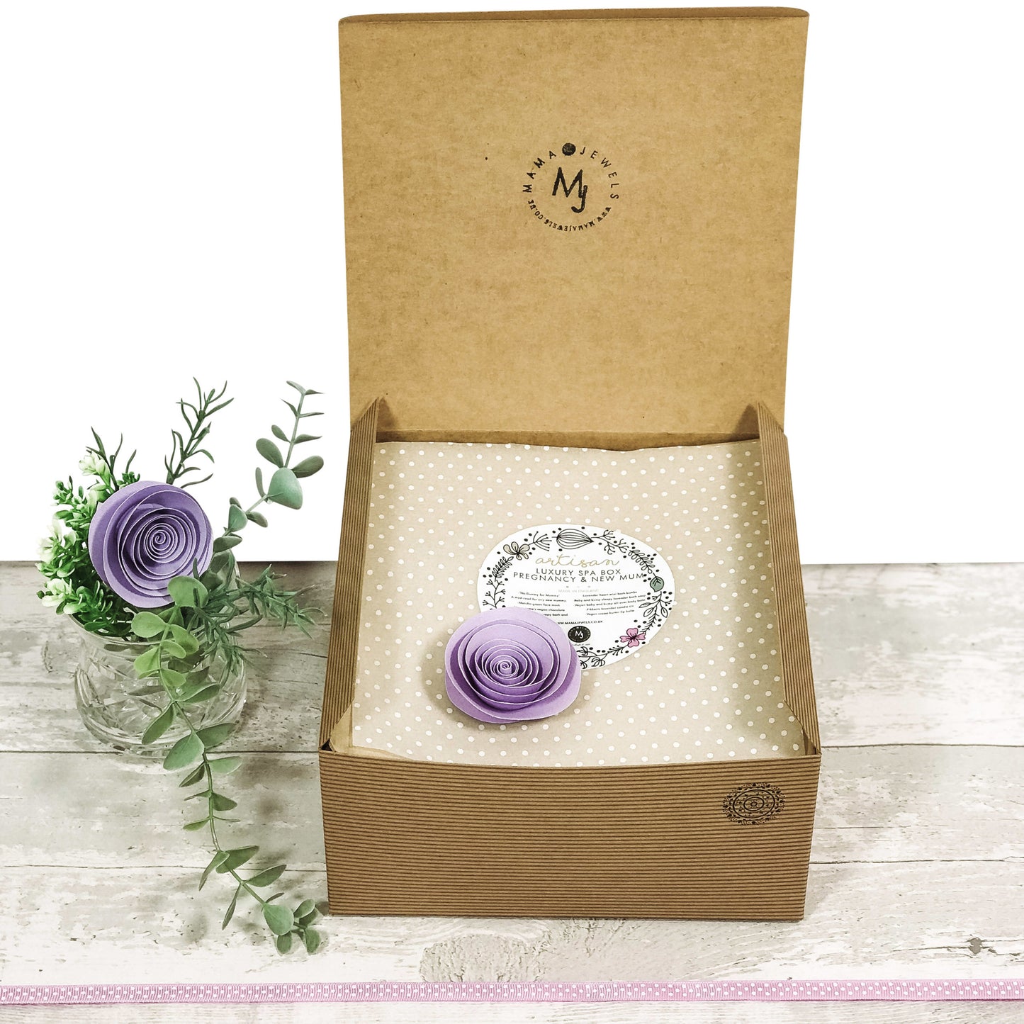 Mum to be Gift hamper | Pregnancy Pamper | Baby shower | Lilac image 3
