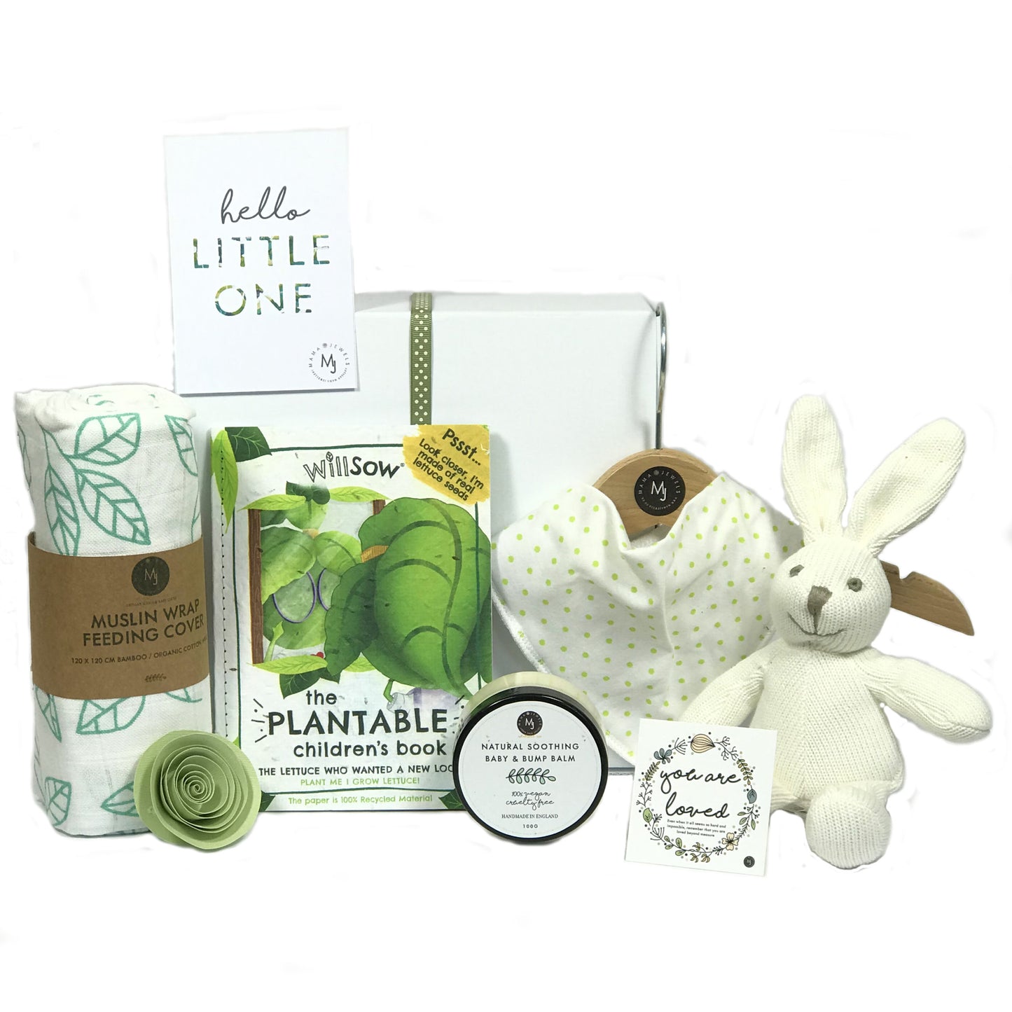 Newborn Baby Gift Eco-friendly | vegan | bunny image 4