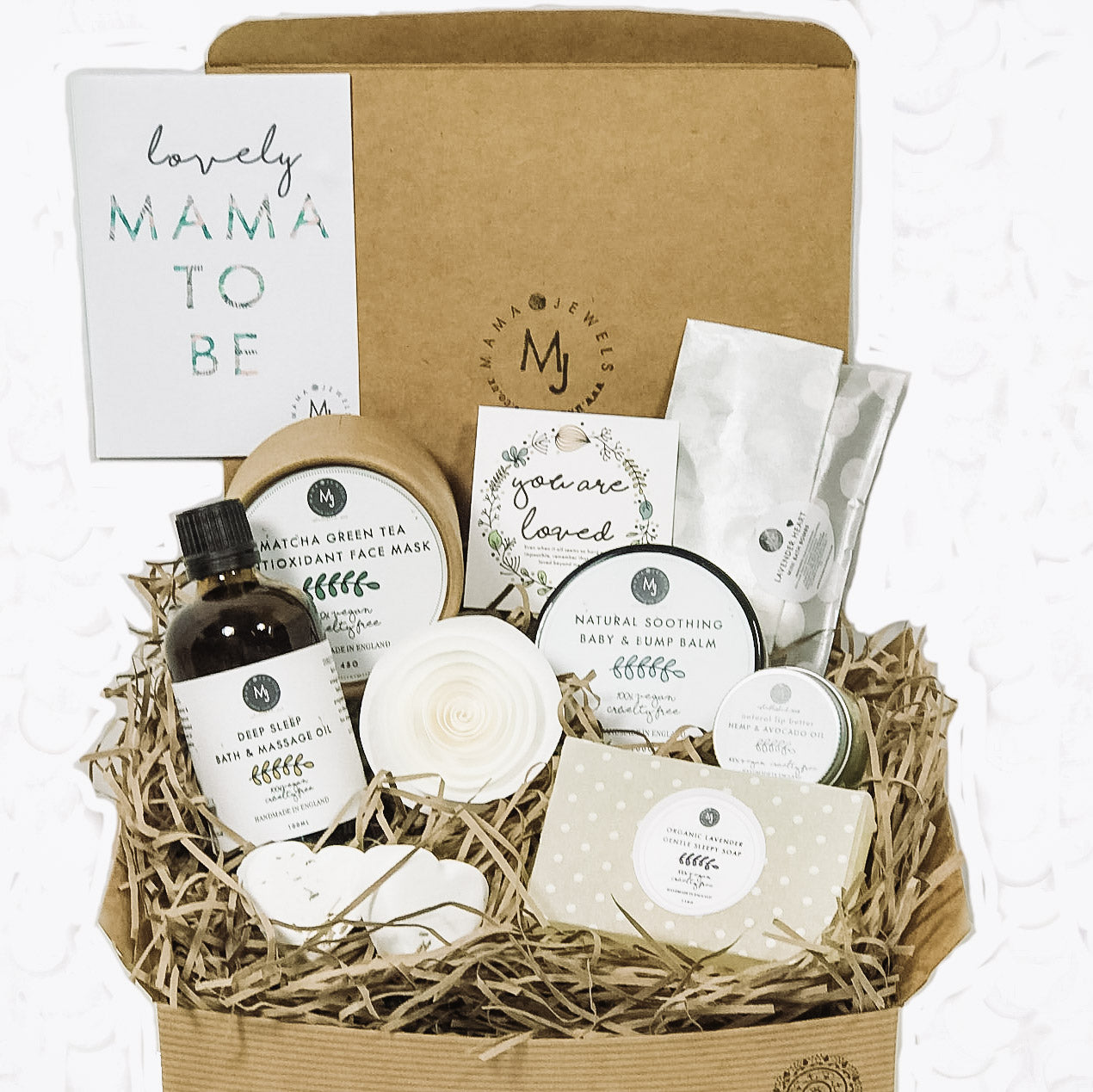 Mum to be Gift hamper | Pregnancy Pamper | Baby shower | White image 2