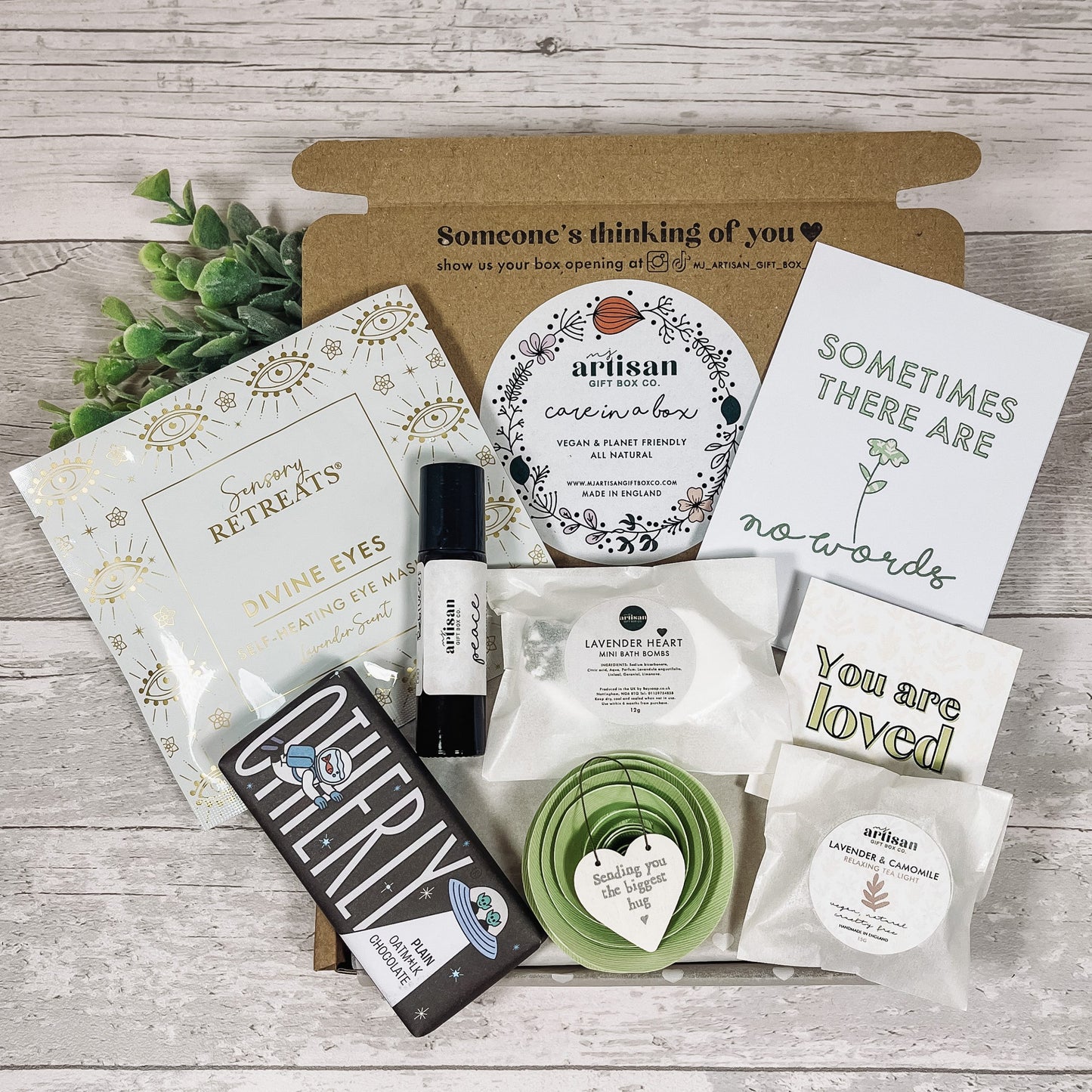 Grief Sympathy Bereavement Gift Care package | Letterbox postal eco gift | Sage | Vegan image 4
