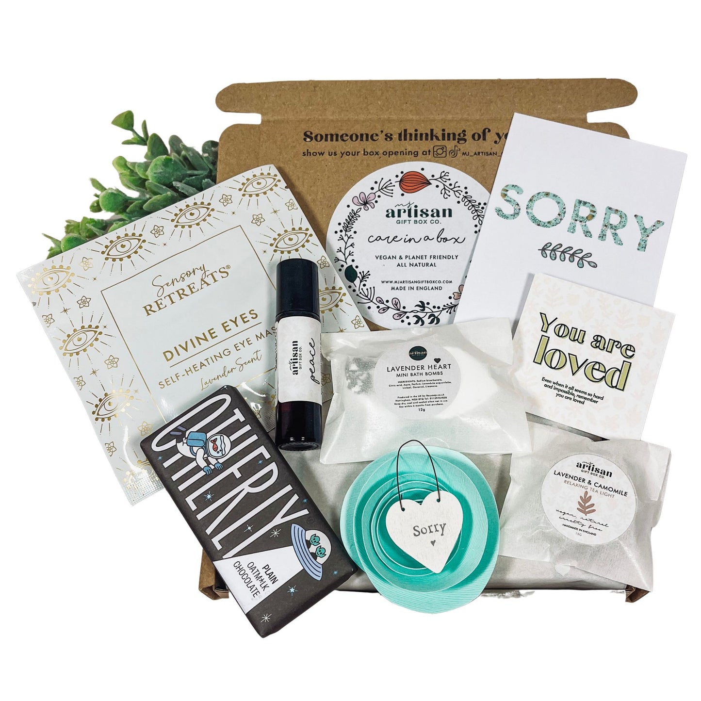 Letterbox postal eco gift | Saying sorry care package image 4