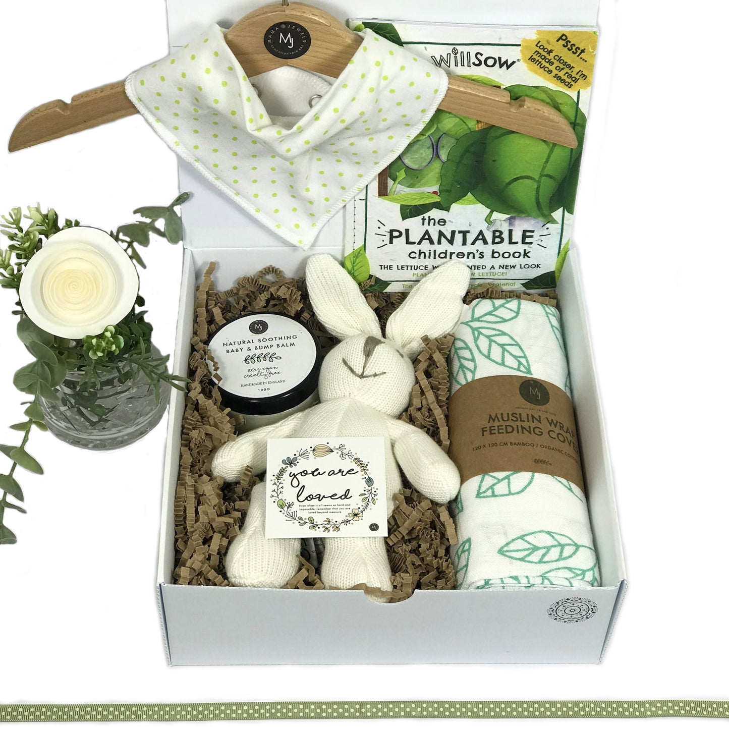 Newborn Baby Gift Eco-friendly | vegan | bunny image 2