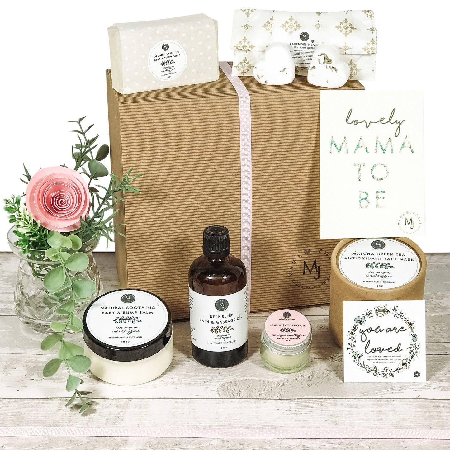 Mum to be Gift hamper | Pregnancy Pamper | Baby shower gift | Pink image 1