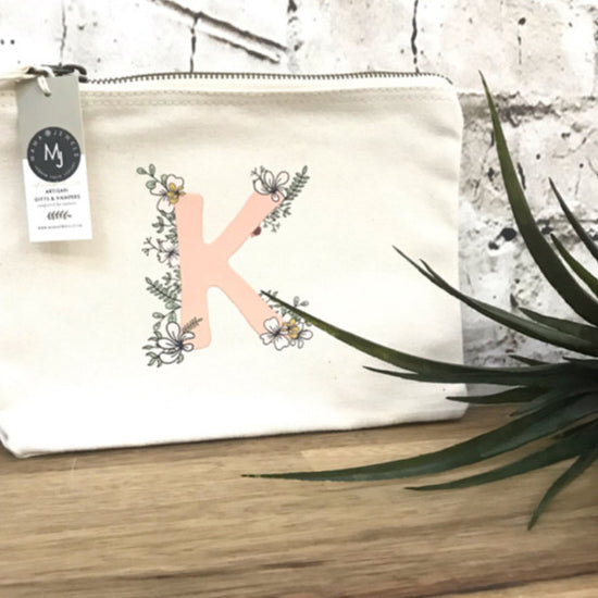 Monogram personalised purse bag