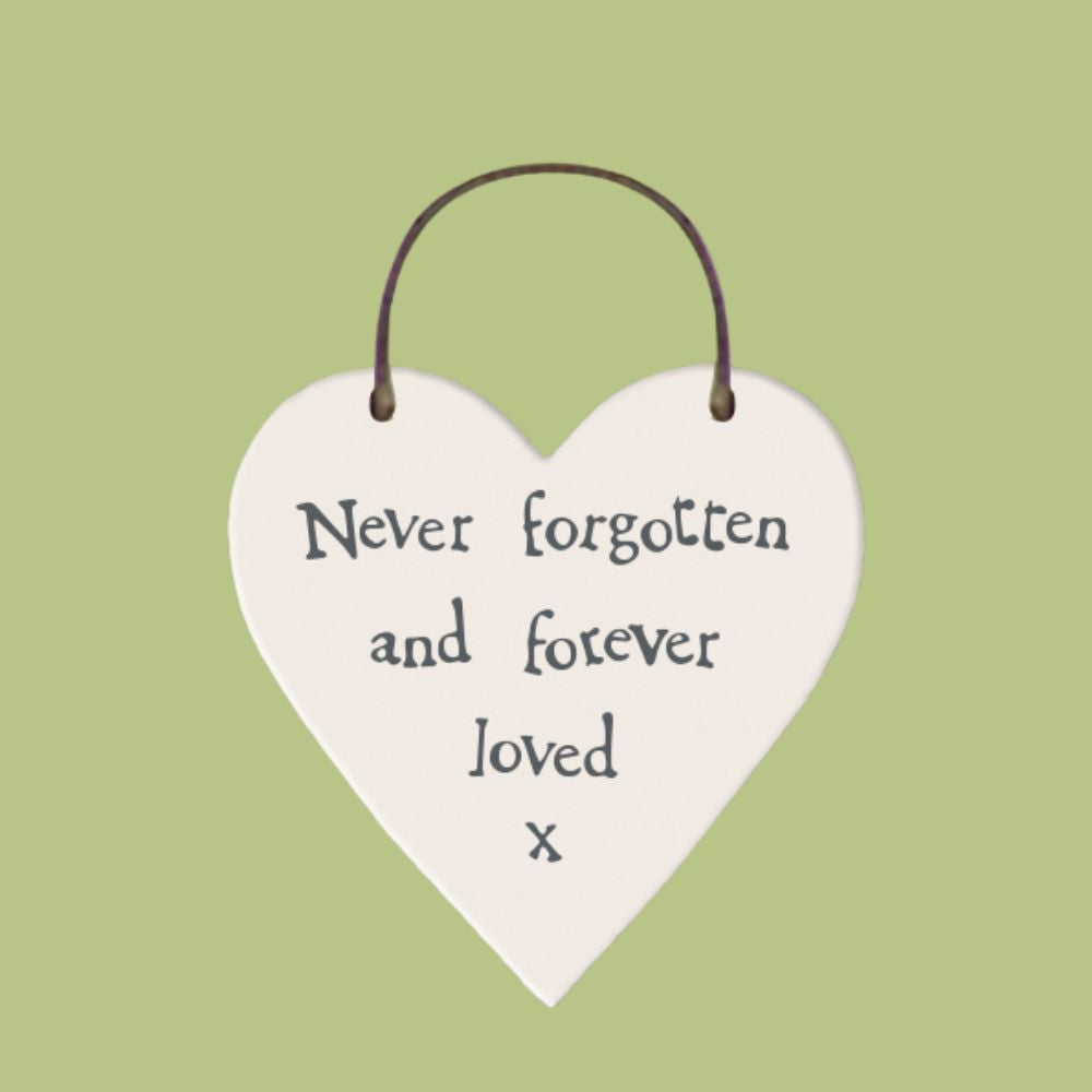 Wooden Message heart hangers