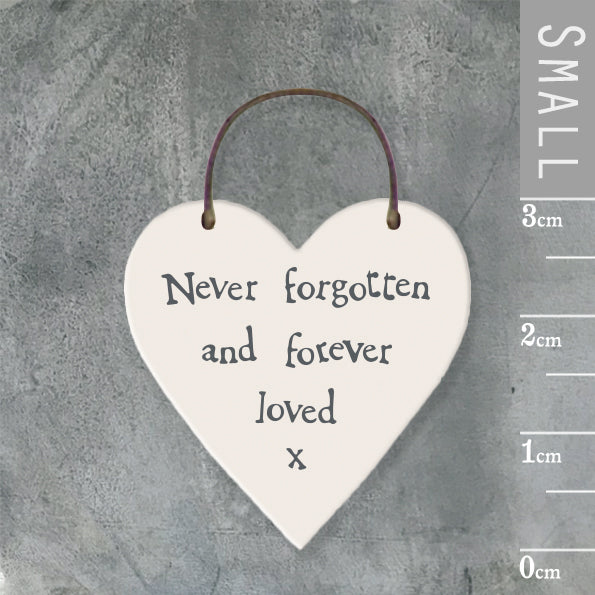 Wooden Message heart hangers