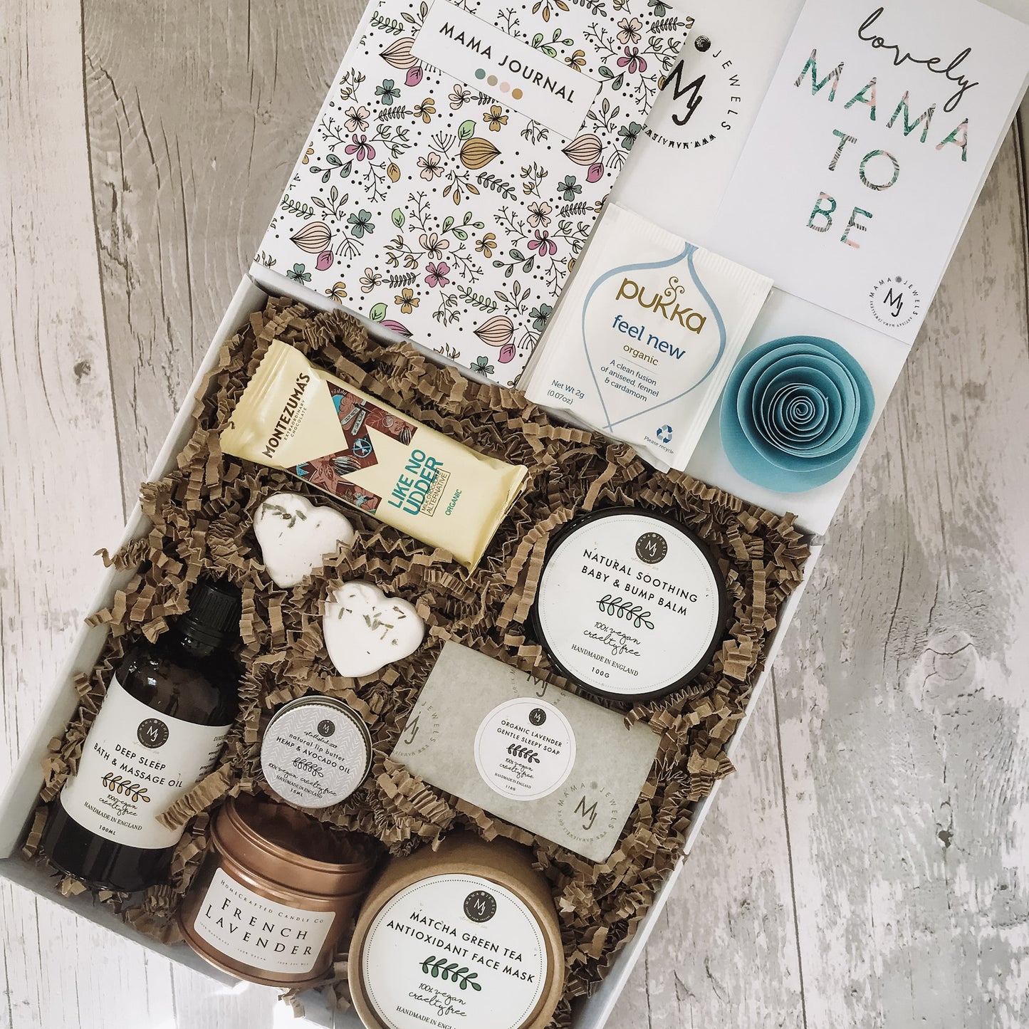 Luxury Mum to Be Gift hamper Pamper Spa Box for Pregnancy | Baby Blue image 1