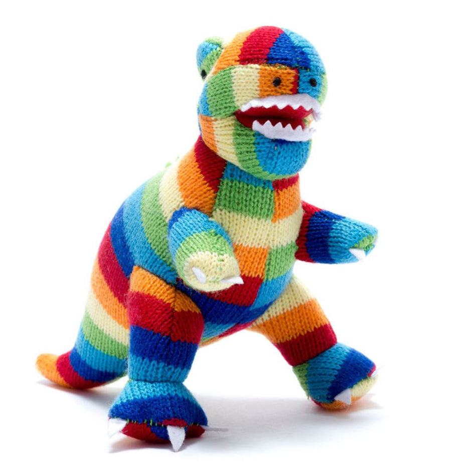 Knitted Baby Toys | Bunny Dinosaur Teddy Bear
