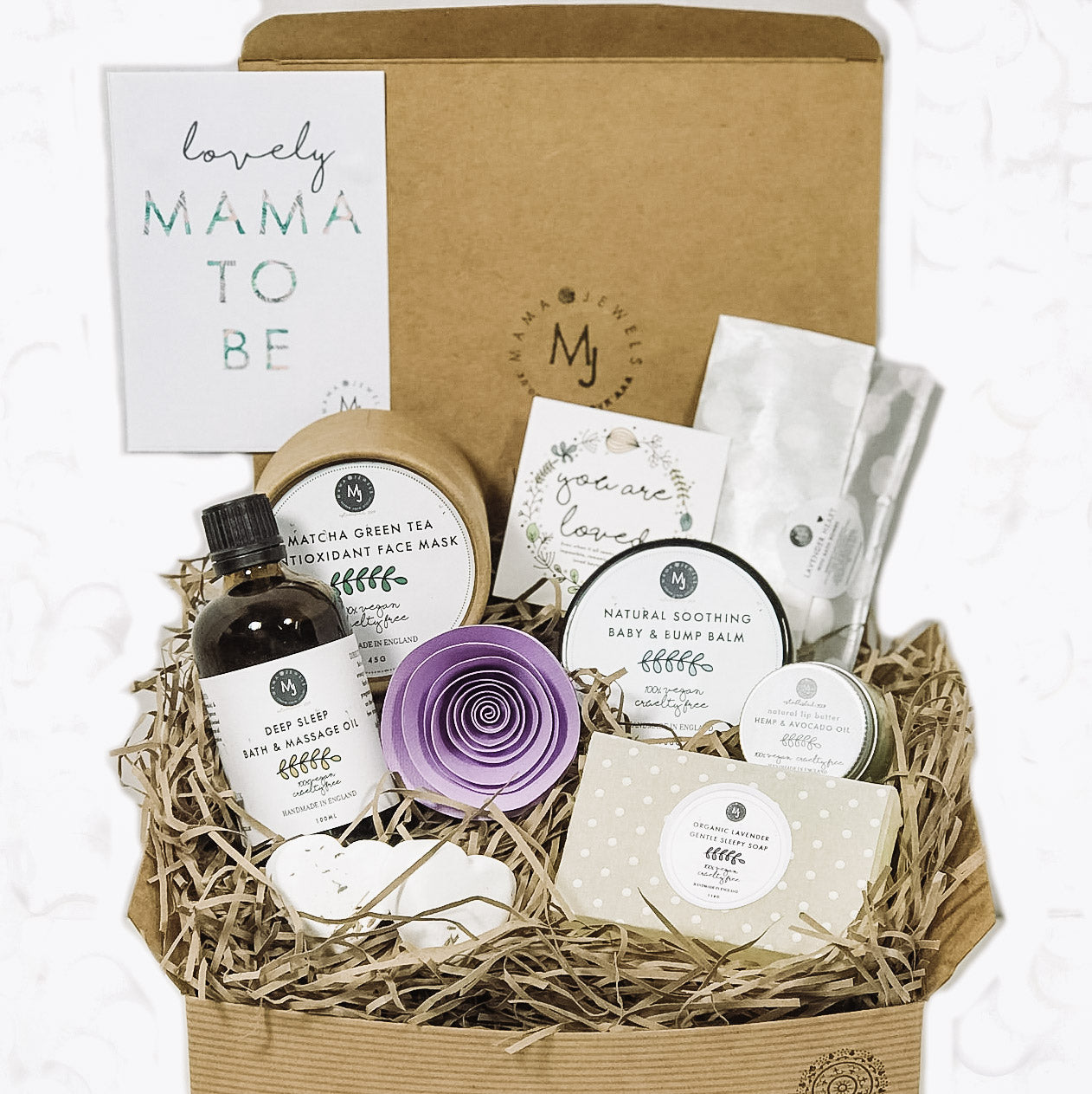 Mum to be Gift hamper | Pregnancy Pamper | Baby shower | Lilac image 2