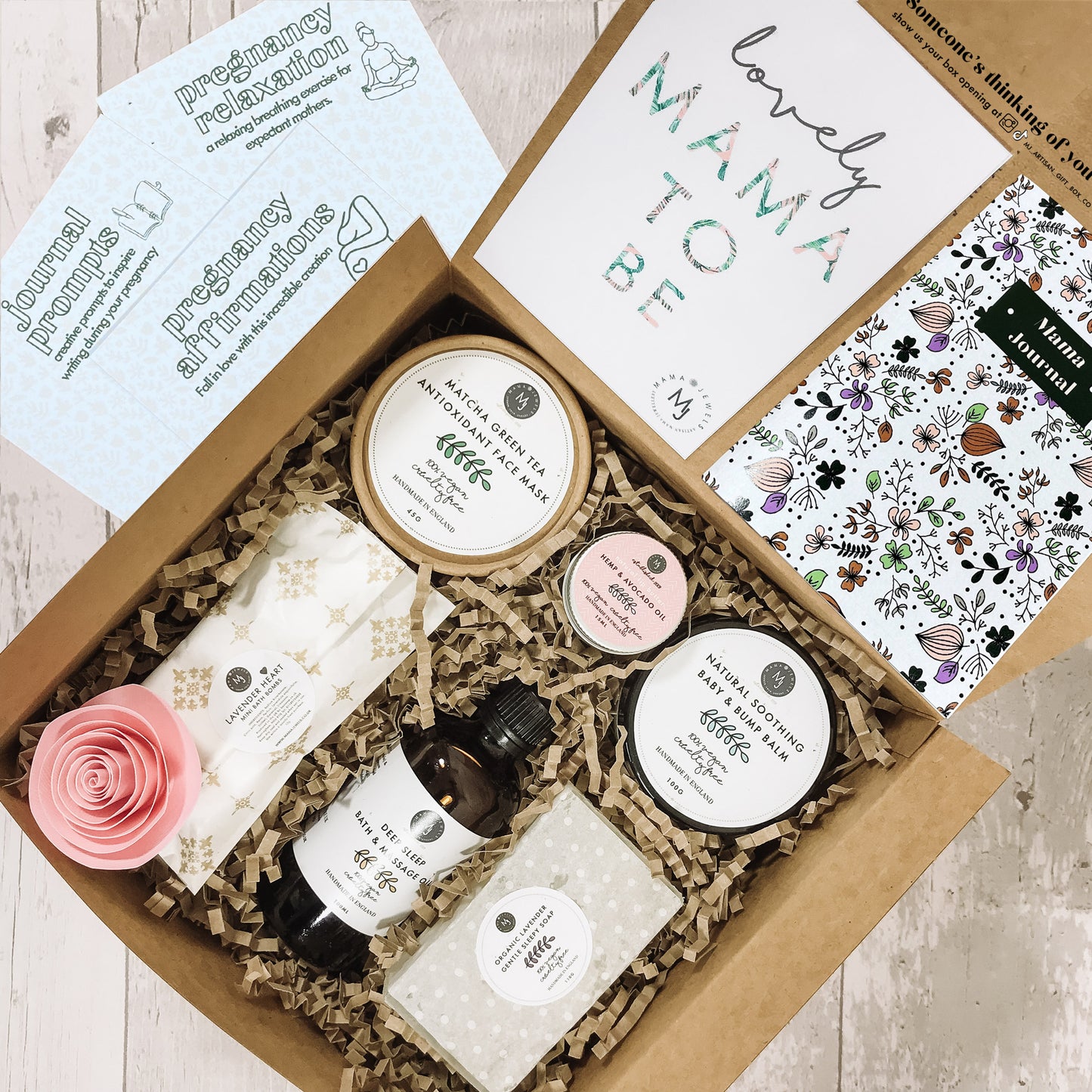 Mum to be Gift hamper | Pregnancy Pamper | Baby shower gift | Pink image 0