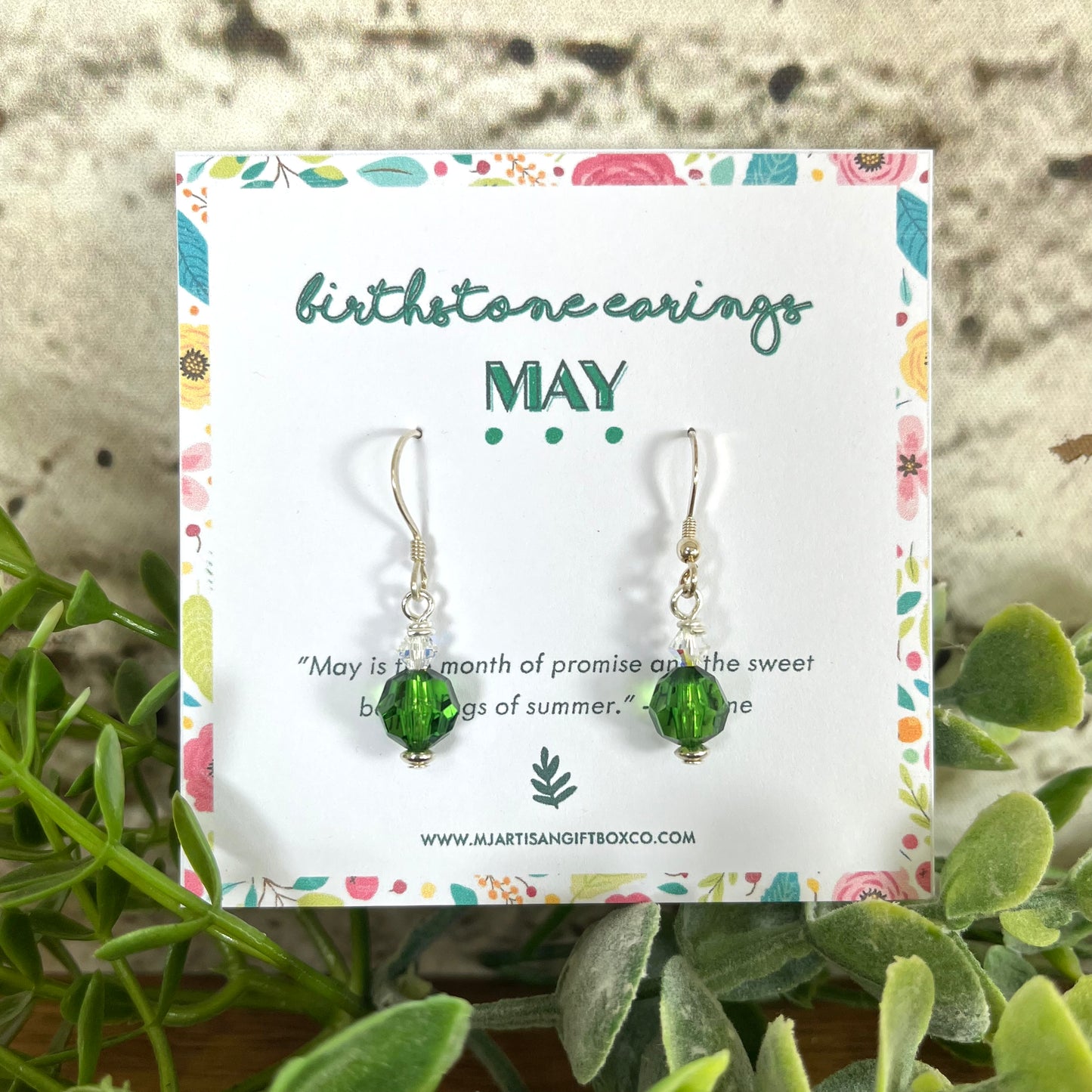 Birthstone Handcrafted Earrings