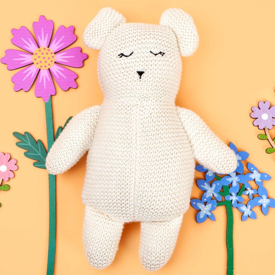 Knitted Baby Toys | Bunny Dinosaur Teddy Bear