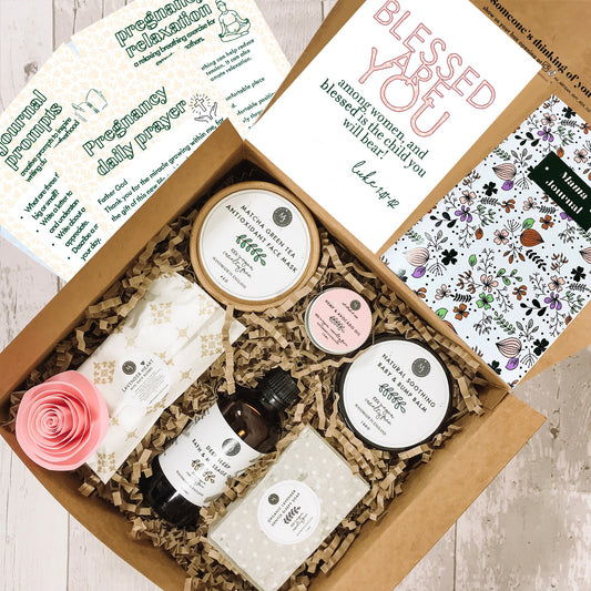 Christian Ultimate New Mum Gift hamper, Natural, Vegan, Self care, Pamper, Relaxation, Baby shower | Pink LK