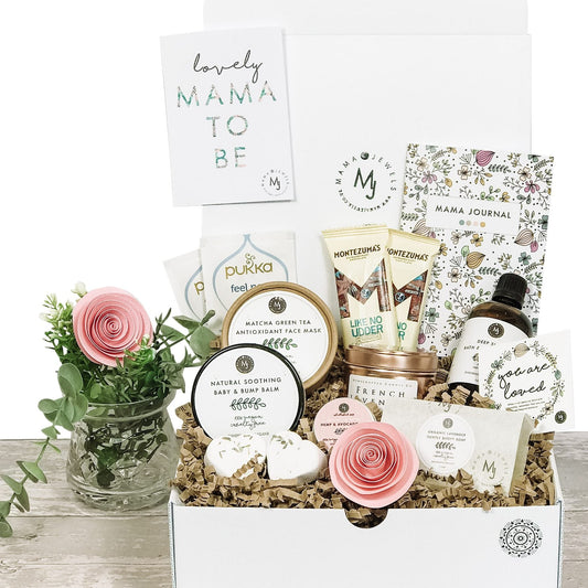 Luxury Ultimate New Mum Gift hamper, Natural, Vegan, Self care, Pamper, Relaxation, Baby shower  | Pink LX