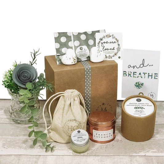 New Mum Gift Box Self care, Relaxation, Pamper, Natural, Vegan, Eco | SK green