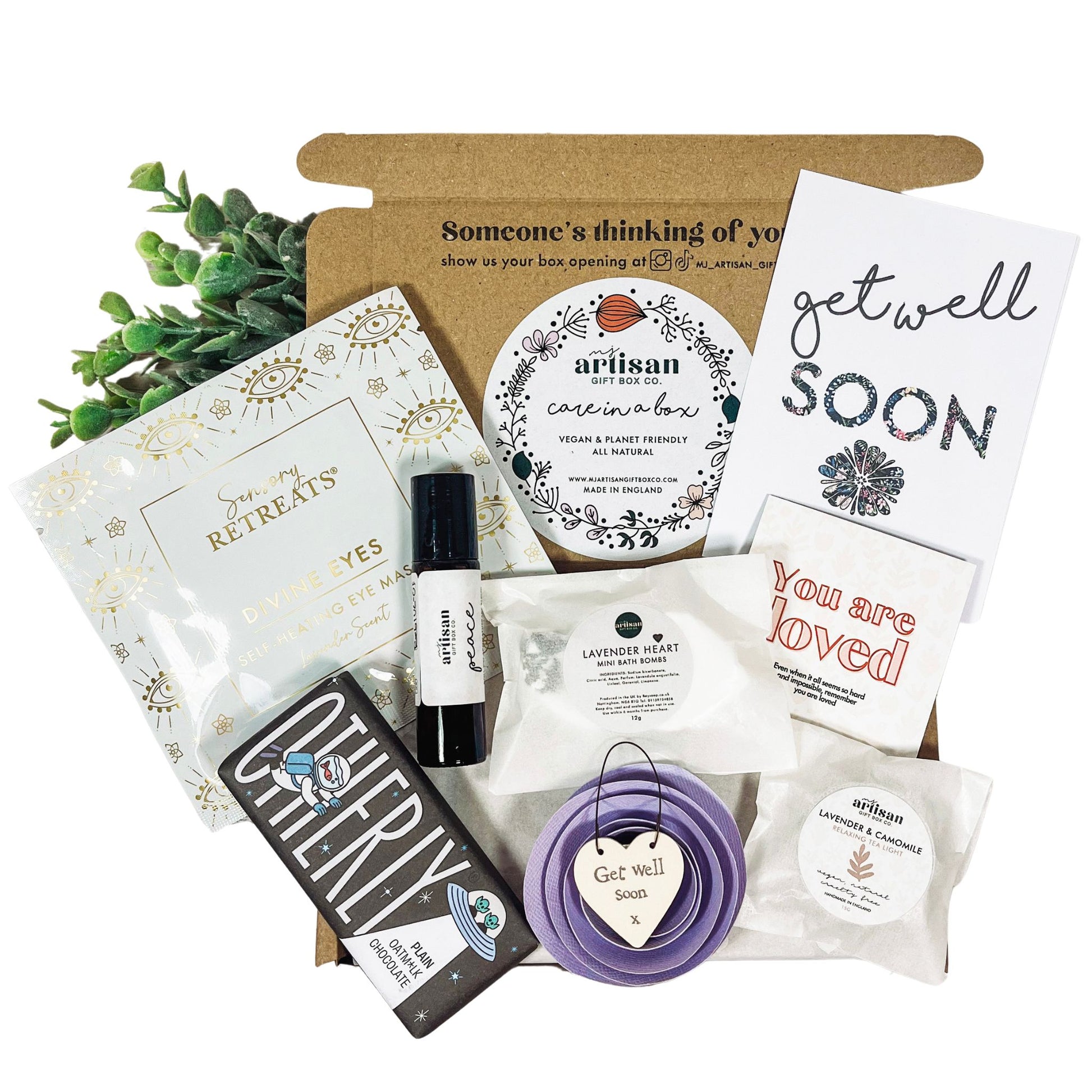 Get well soon Letterbox gift postal eco | Vegan image 2