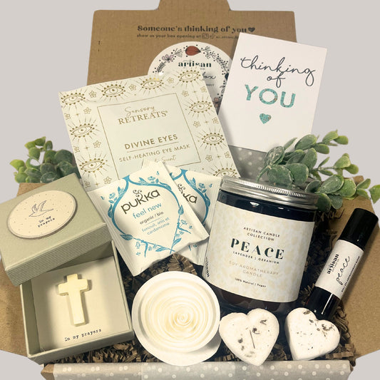 Bereavement Gift | Thinking of you gift | Christian Faith Grief Hamper |  White image 0