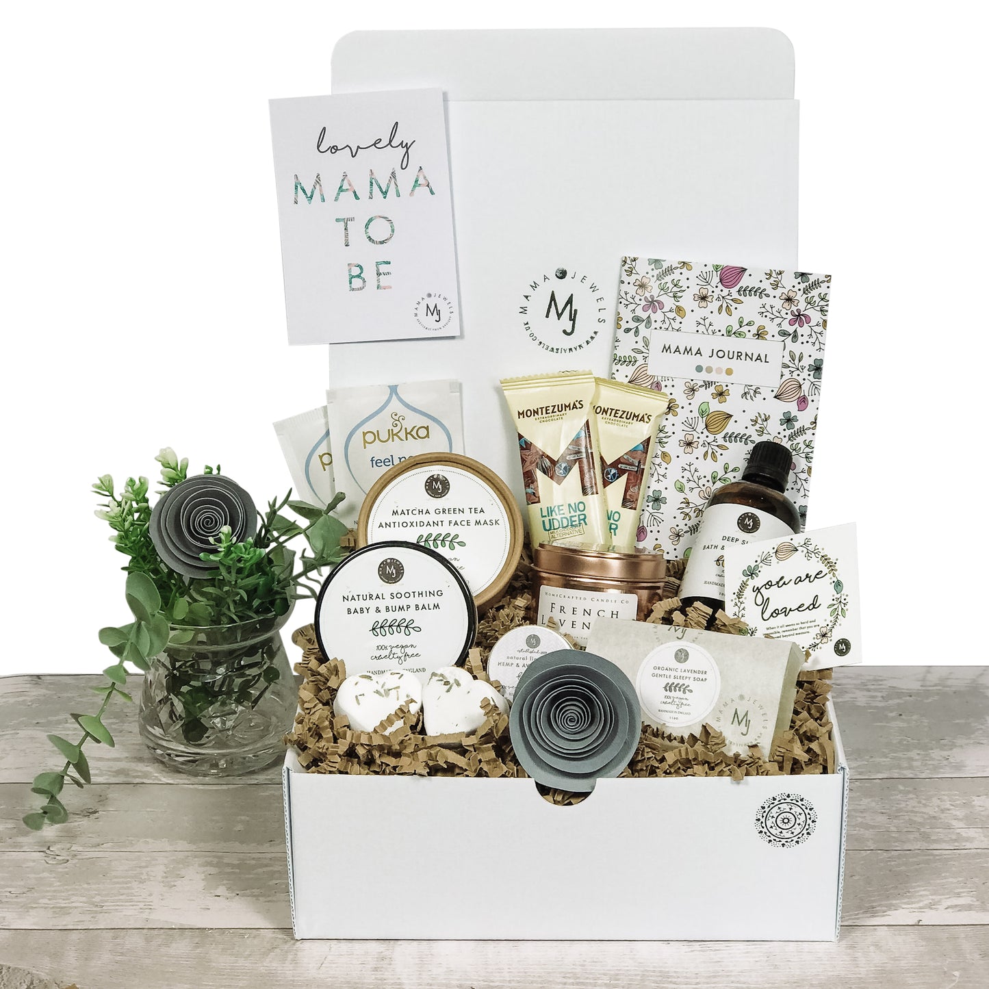 Luxury Mum to Be Gift hamper Pamper Spa Box for Pregnancy | Grey image 0