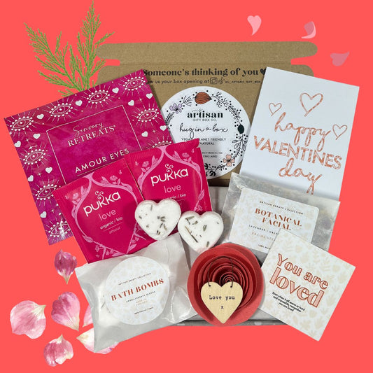 Valentines Day Letterbox gift | Self Care Sending love | spa in a box | vegan image 0