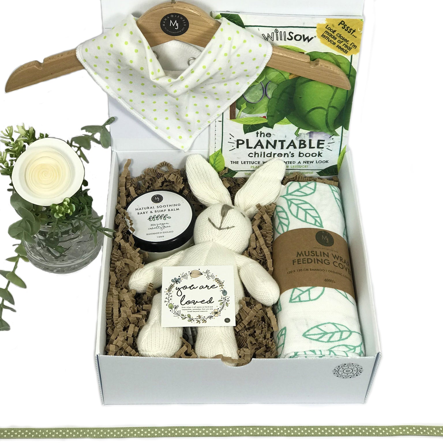 Newborn Baby Gift Eco-friendly | vegan | bunny image 2