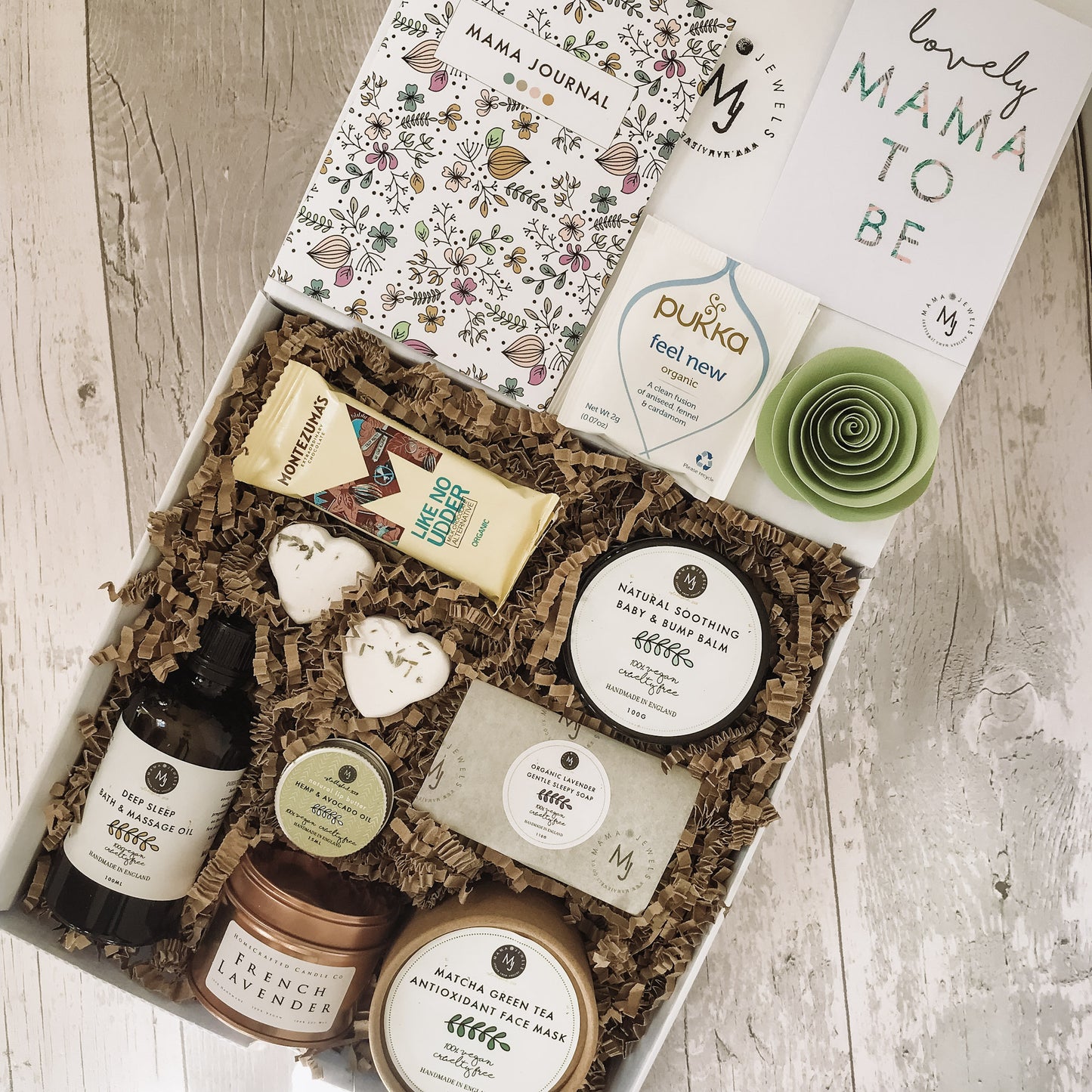 Luxury Pamper at Home Spa Box for Pregnancy and New Mums | Green image 1