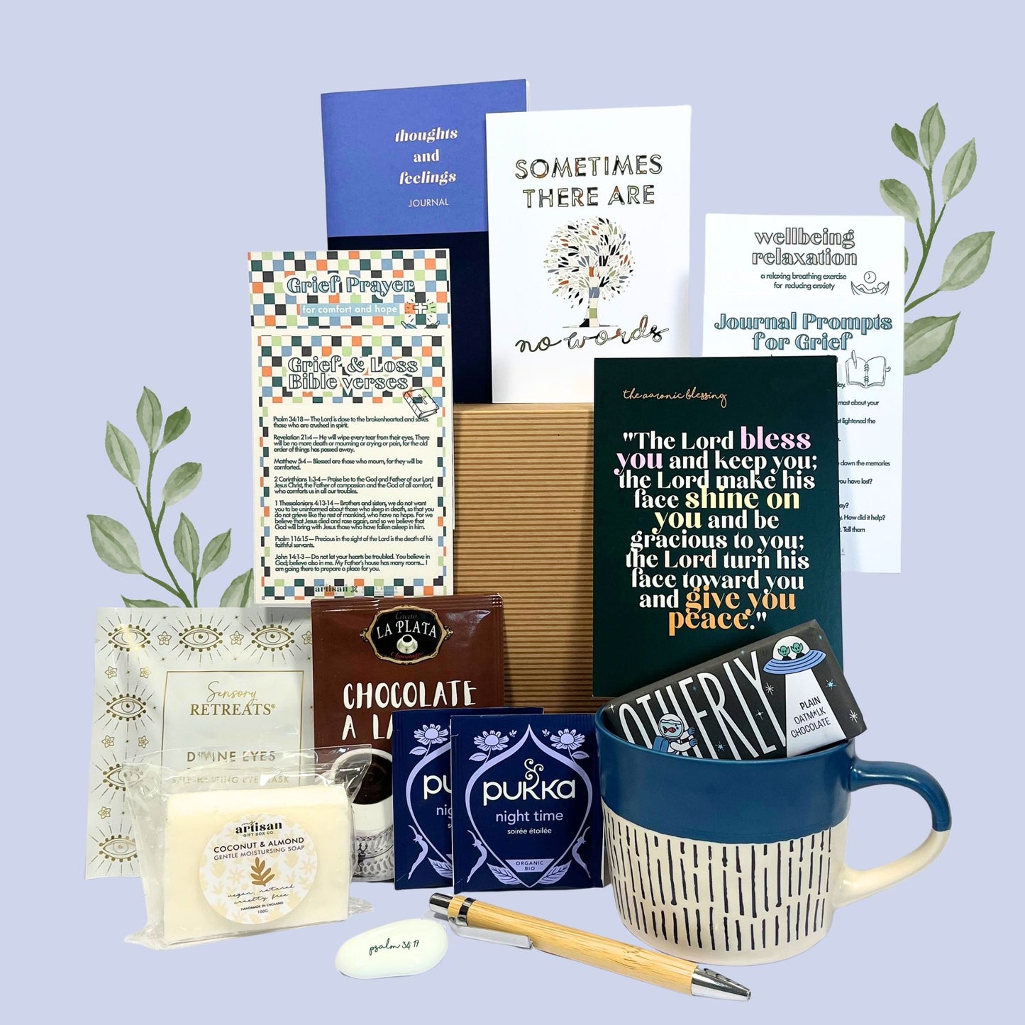 Christian sympathy gift for men, condolence, grief, loss with scriptures