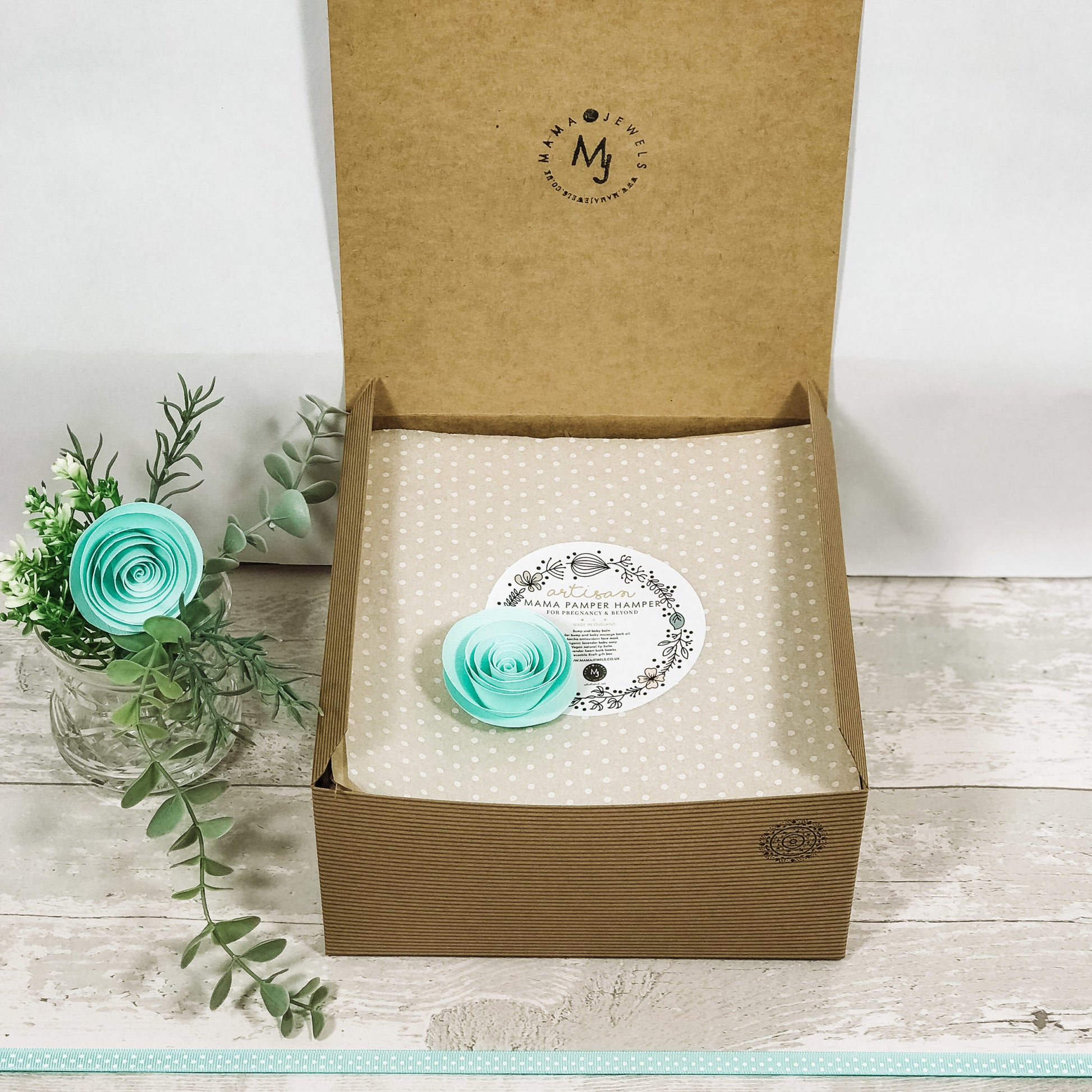 New Mum Hamper pamper gift box Aqua image 2