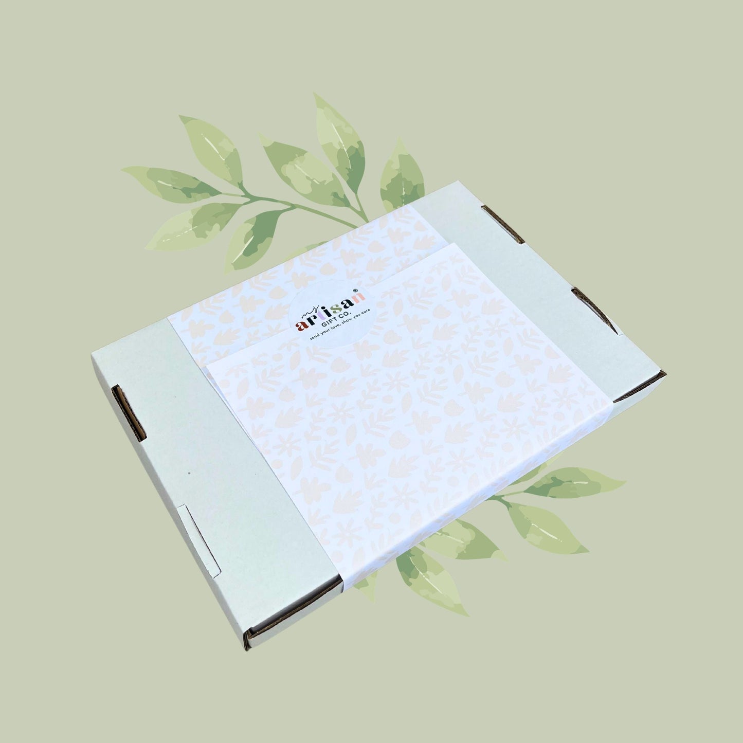 Christian Women’s Hug in a Box Thinking of You Self Care Gift - Green - simple