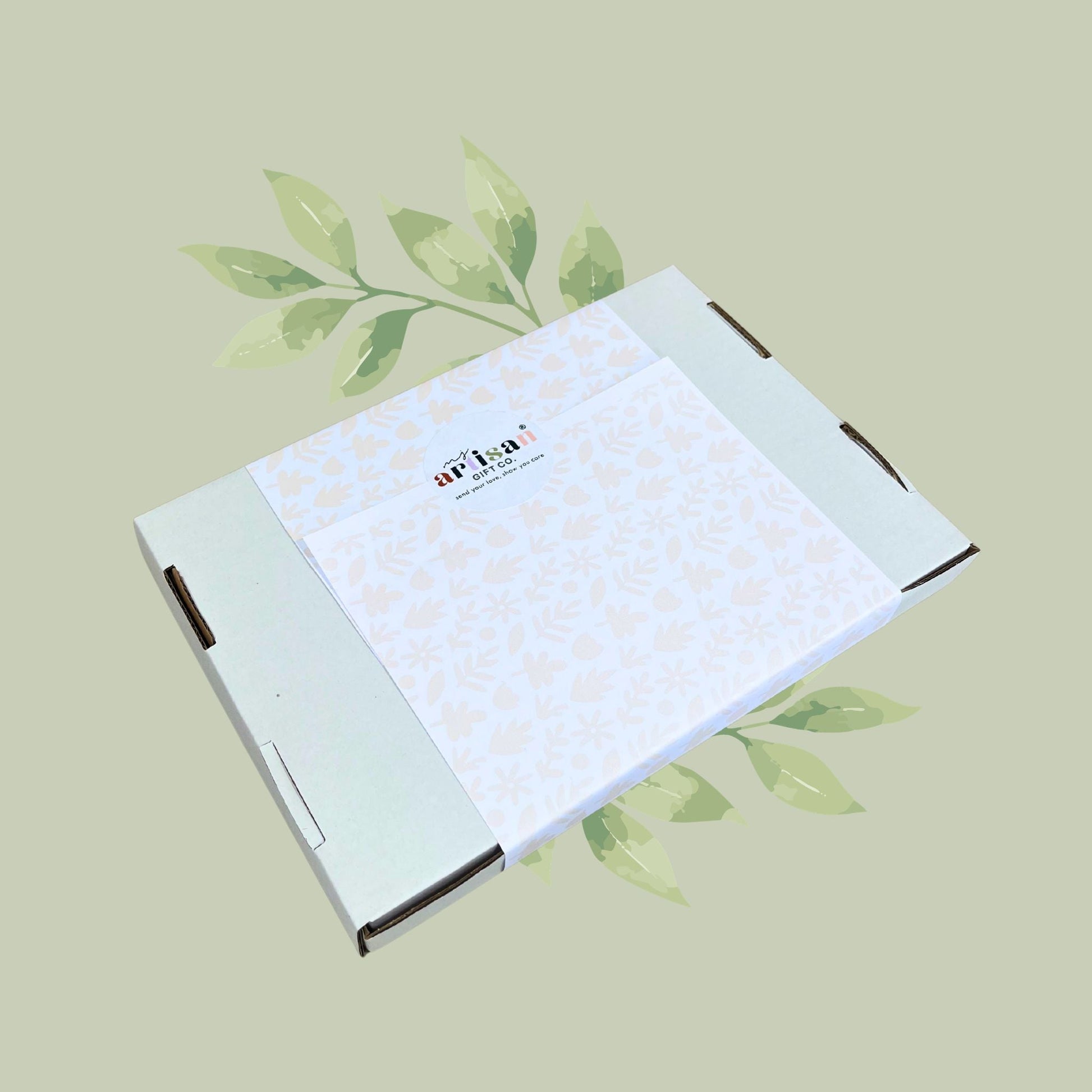 Christian Women’s Hug in a Box Thinking of You Self Care Gift - Green - simple
