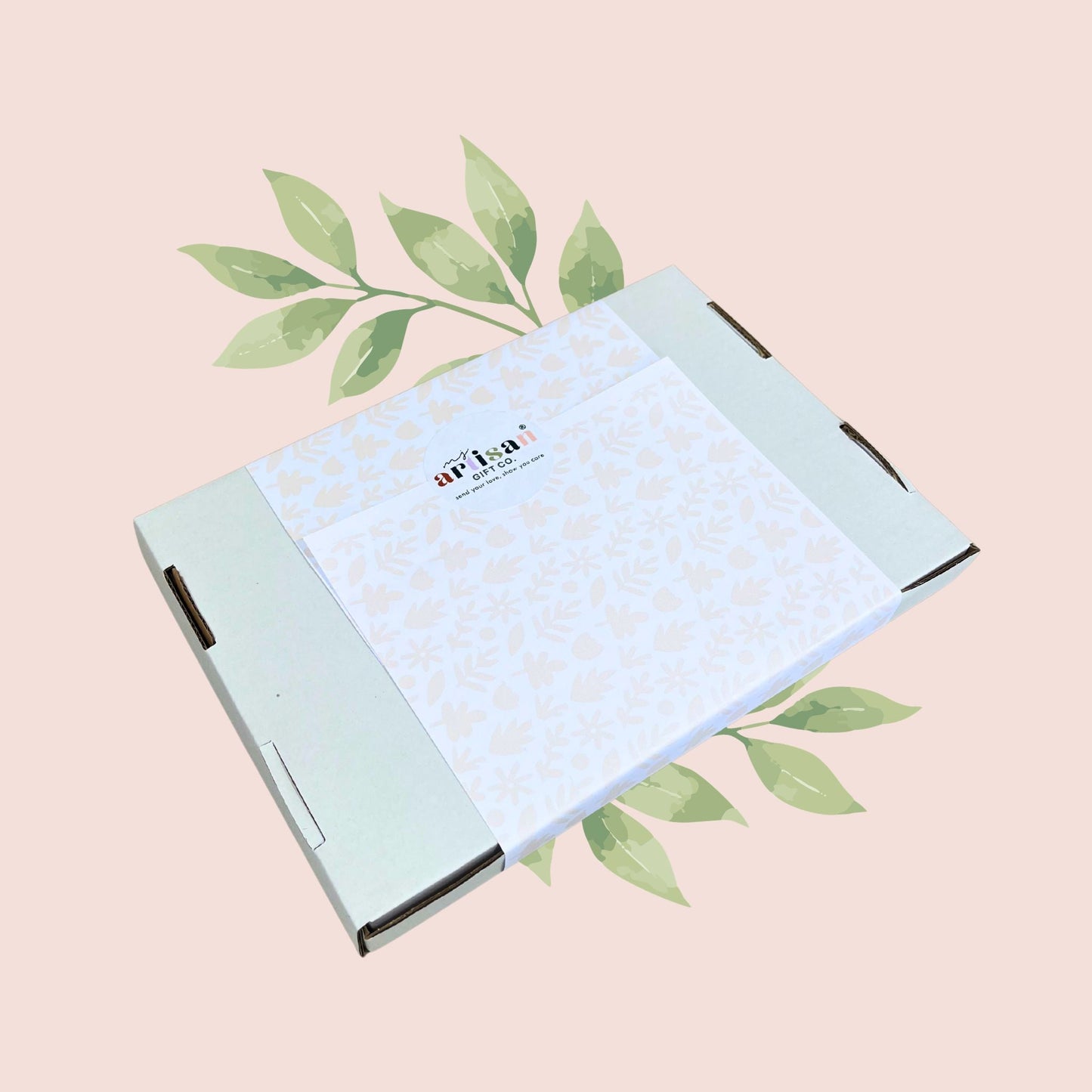 Christian Women’s Hug in a Box Thinking of You Self Care Gift - Pink - simple