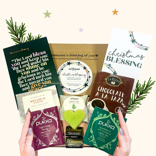 A Christmas Blessing gift box for her postal letterbox a
