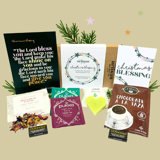 A Christmas Blessing gift box for her postal letterbox a