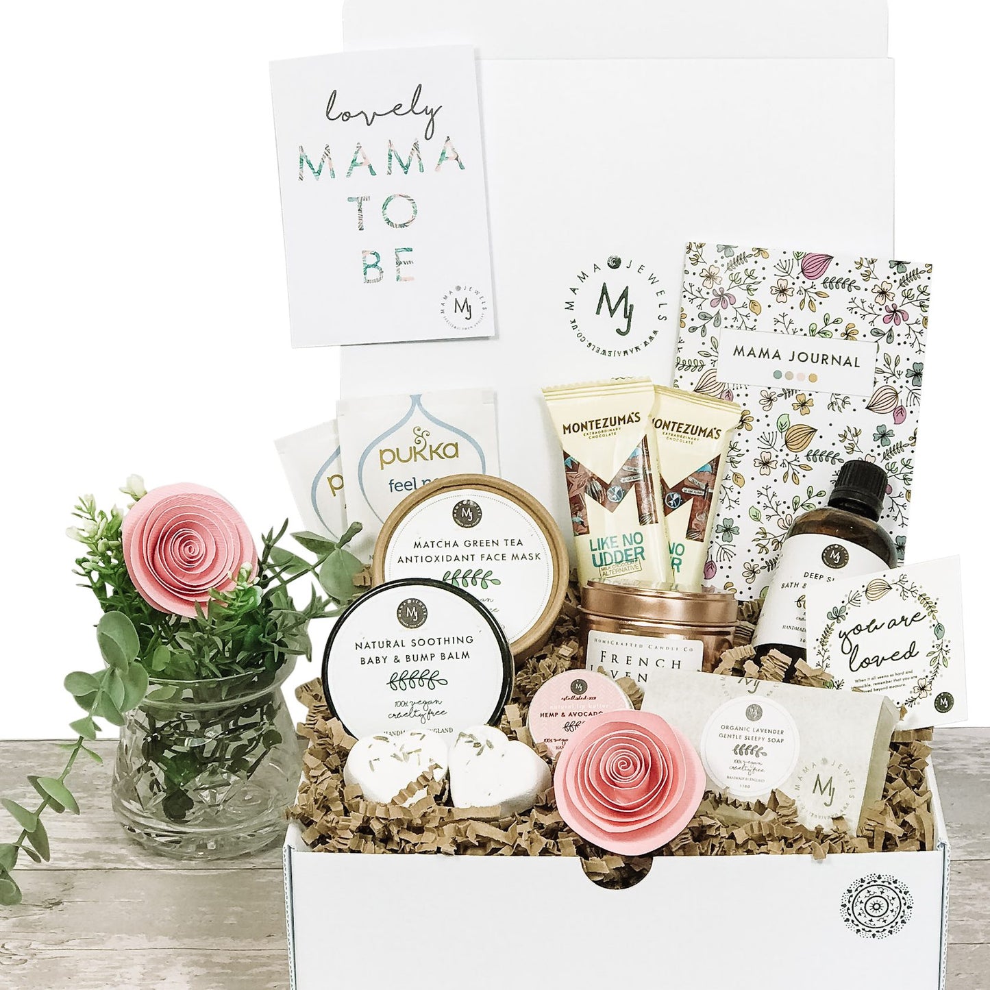 Luxury Mum to Be Gift hamper Pamper Spa Box for Pregnancy  | Pink image 0