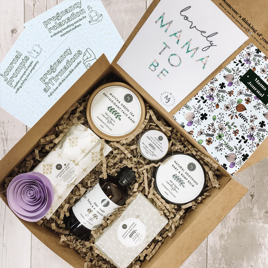 Mum to be Gift hamper | Pregnancy Pamper | Baby shower | Lilac image 0