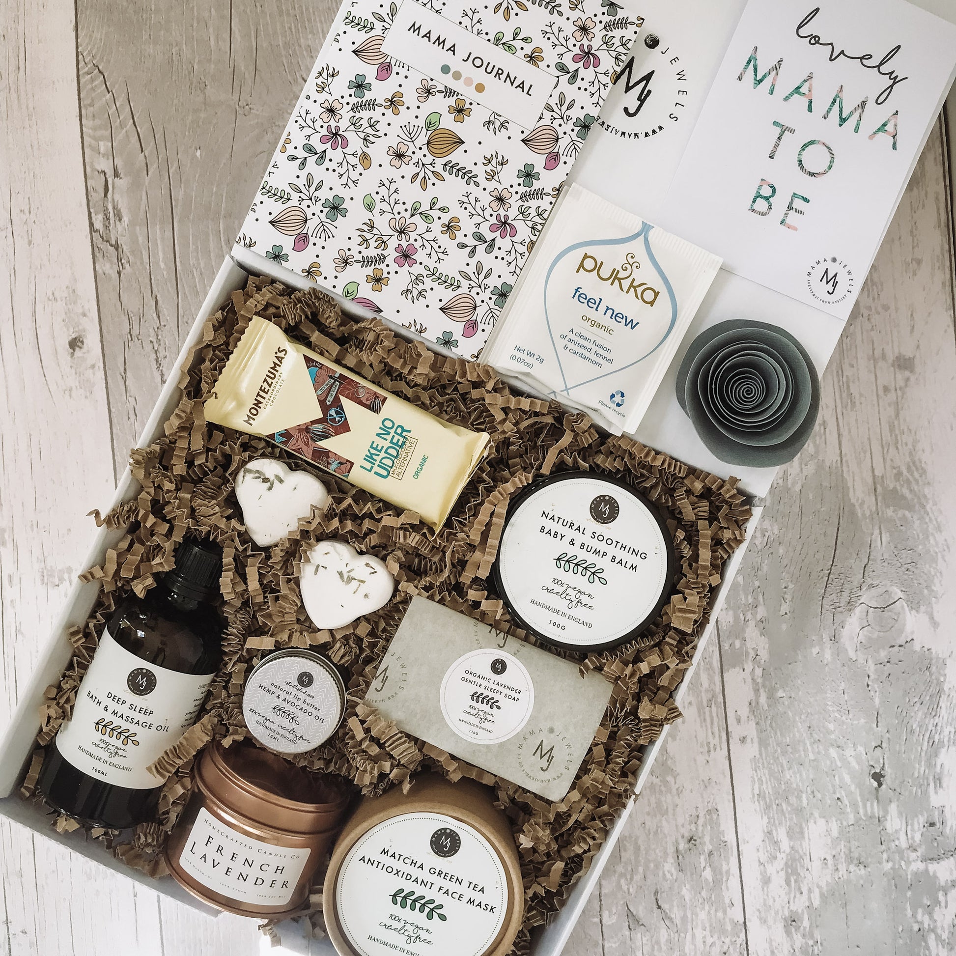 Luxury Mum to Be Gift hamper Pamper Spa Box for Pregnancy | Grey image 1