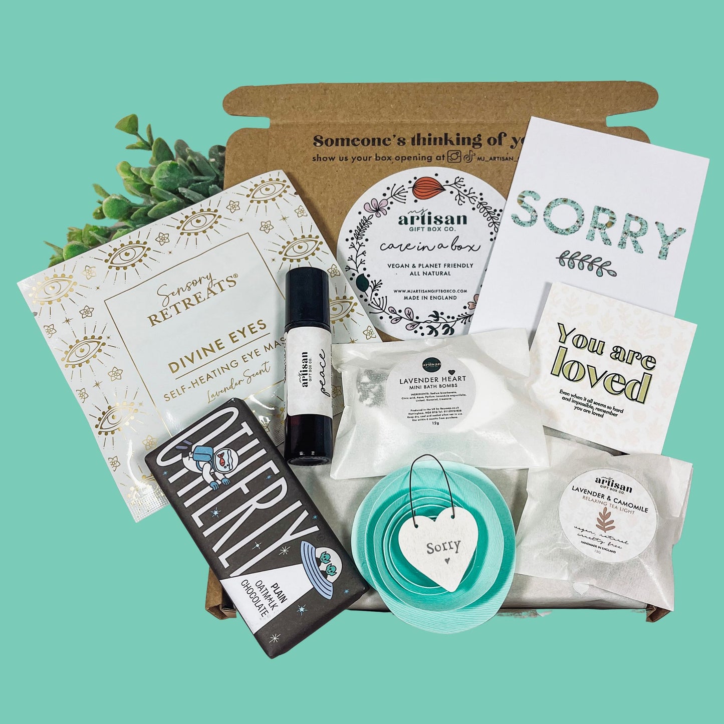 Letterbox postal eco gift | Saying sorry care package image 0