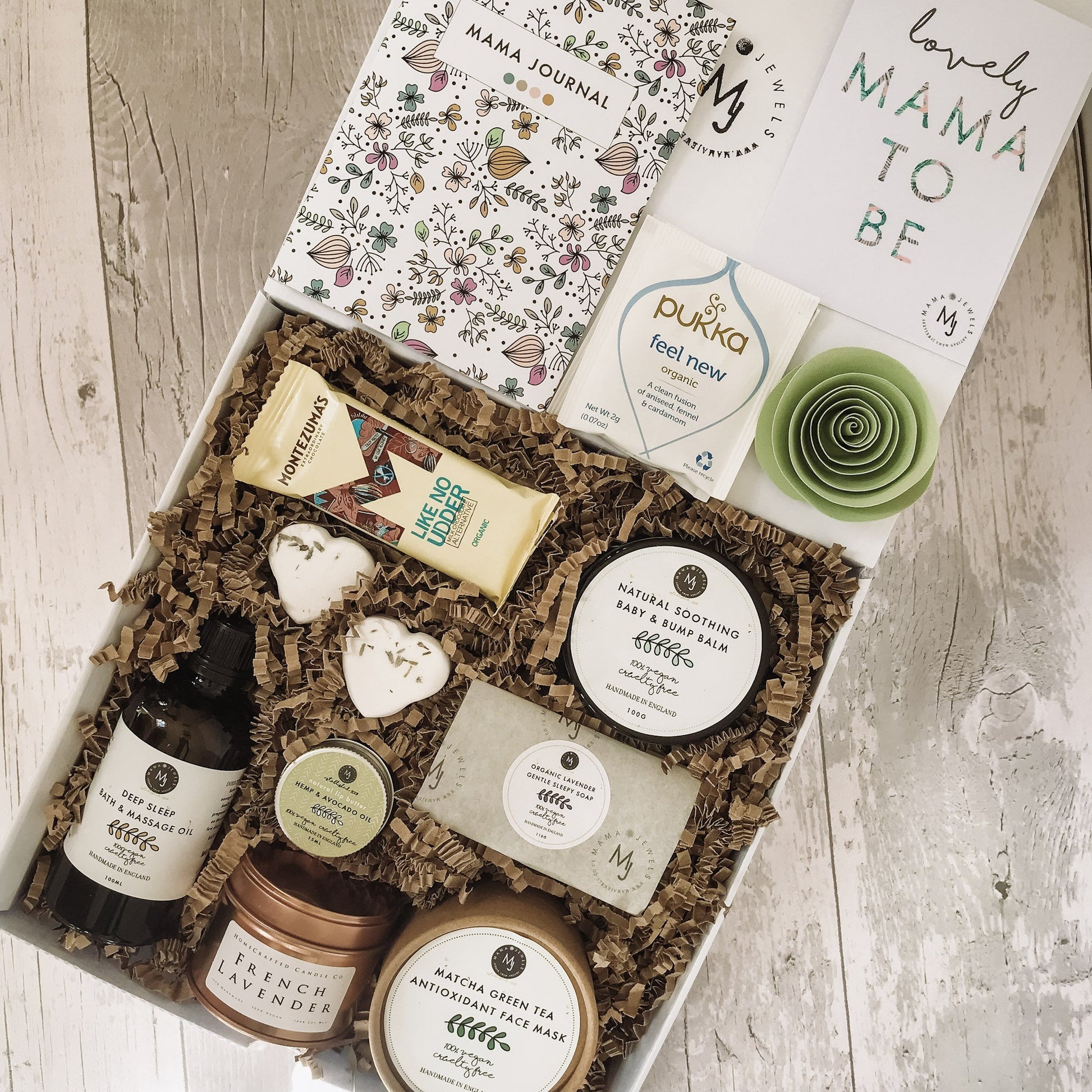 Luxury Pamper at Home Spa Box for Pregnancy and New Mums | Green image 1
