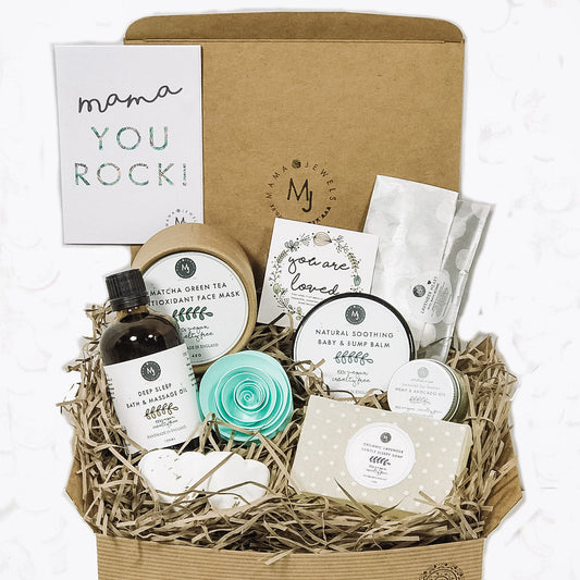 New Mum Hamper pamper gift box Aqua image 0