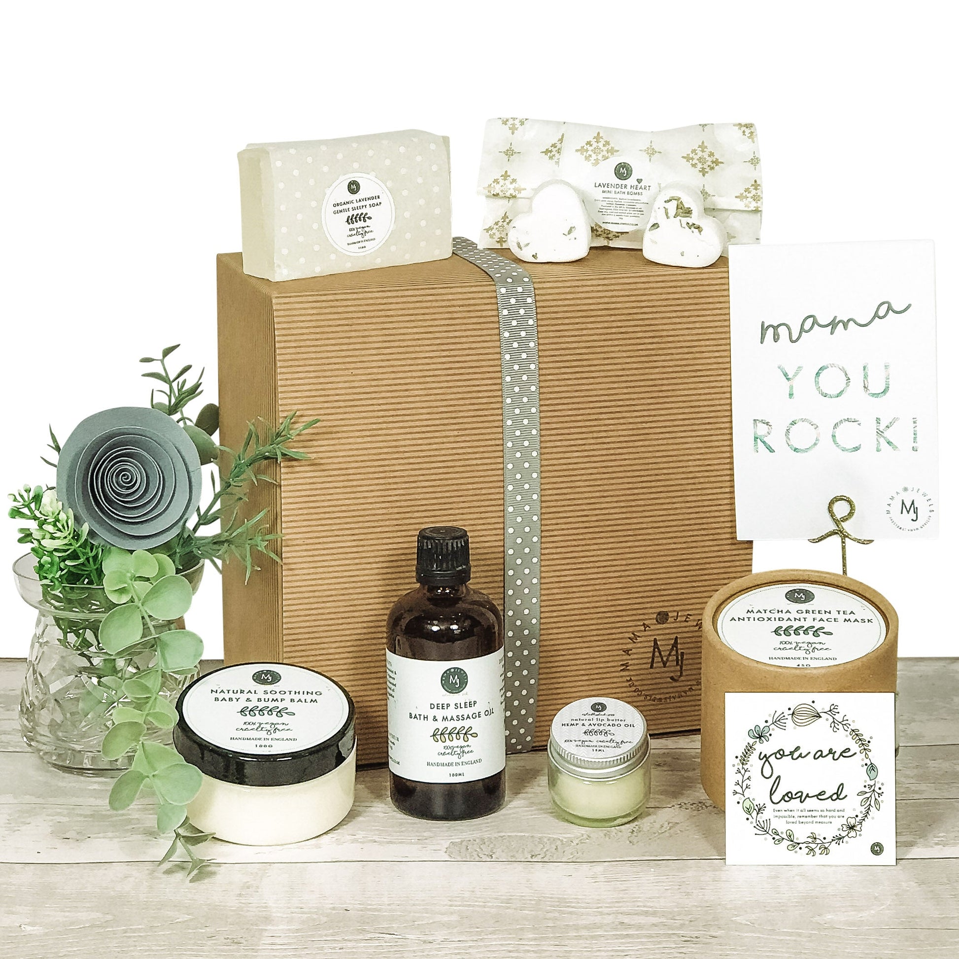 Mum to be Gift hamper | Pregnancy Pamper | Baby shower | Grey image 1