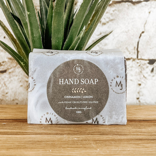 Vegan unisex soap Cinnamon and lemon